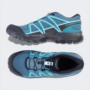 Salomon Junior SPEEDCROSS Trail Hiking Shoes Kids Size 2
